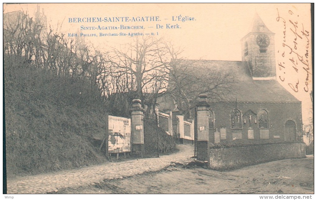 Bruxelles - Berchem Ste Agathe :  De Kerk - Berchem-Ste-Agathe - St-Agatha-Berchem