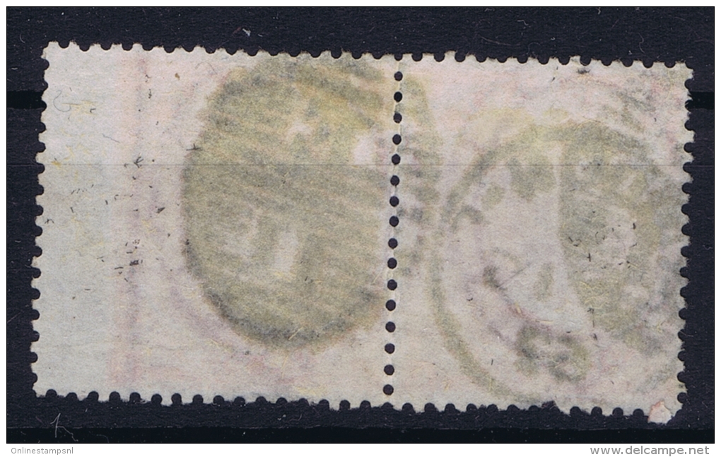 Great Britain  1862 4 P  , Yv Nr 25 Used  Pair - Gebruikt