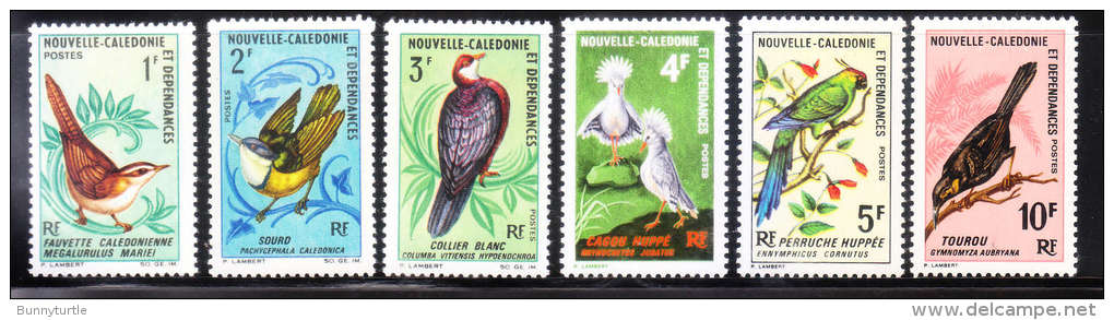 New Caledonia 1967-68 Birds 6v Mint - Ungebraucht