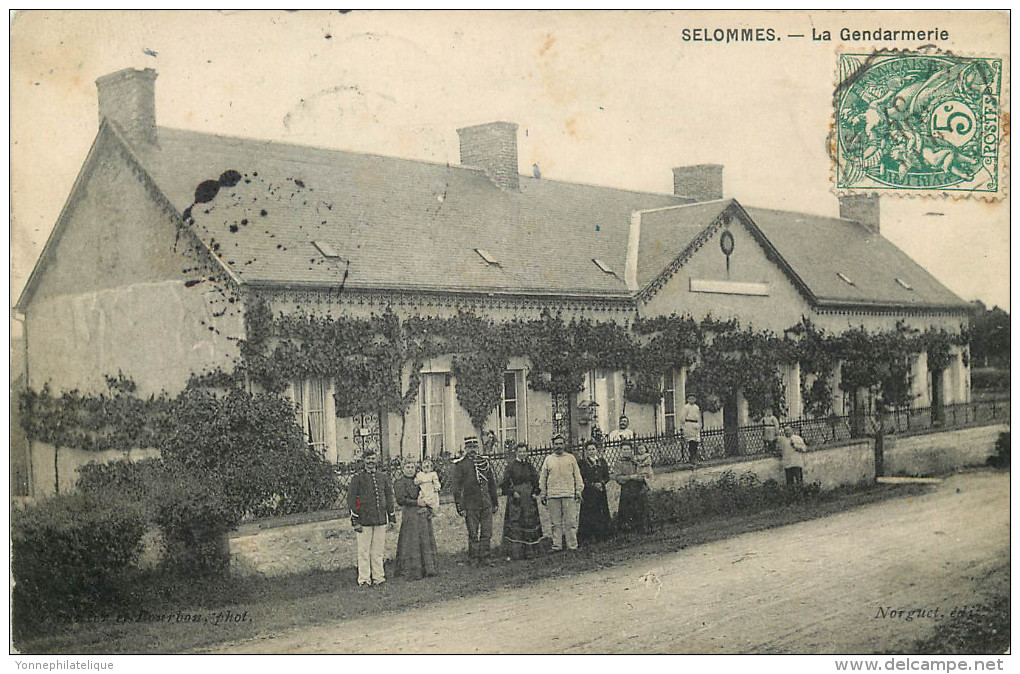 41 - SELOMMES - La Gendarmerie - Selommes