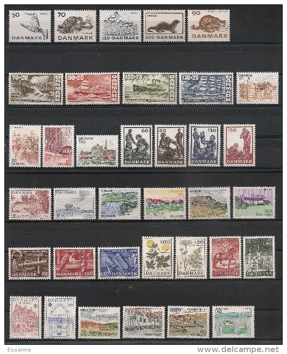 Danemark, Danmark. 36 Timbres Entre 1975 Et 1978. Neufs ** - Neufs