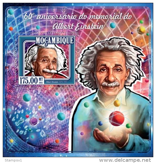 Mozambique. 2015 Albert Einstein. (103b) - Albert Einstein