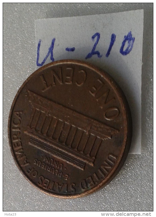 1 Cent - 1975 - USA - (Lot U 210) - 1959-…: Lincoln, Memorial Reverse