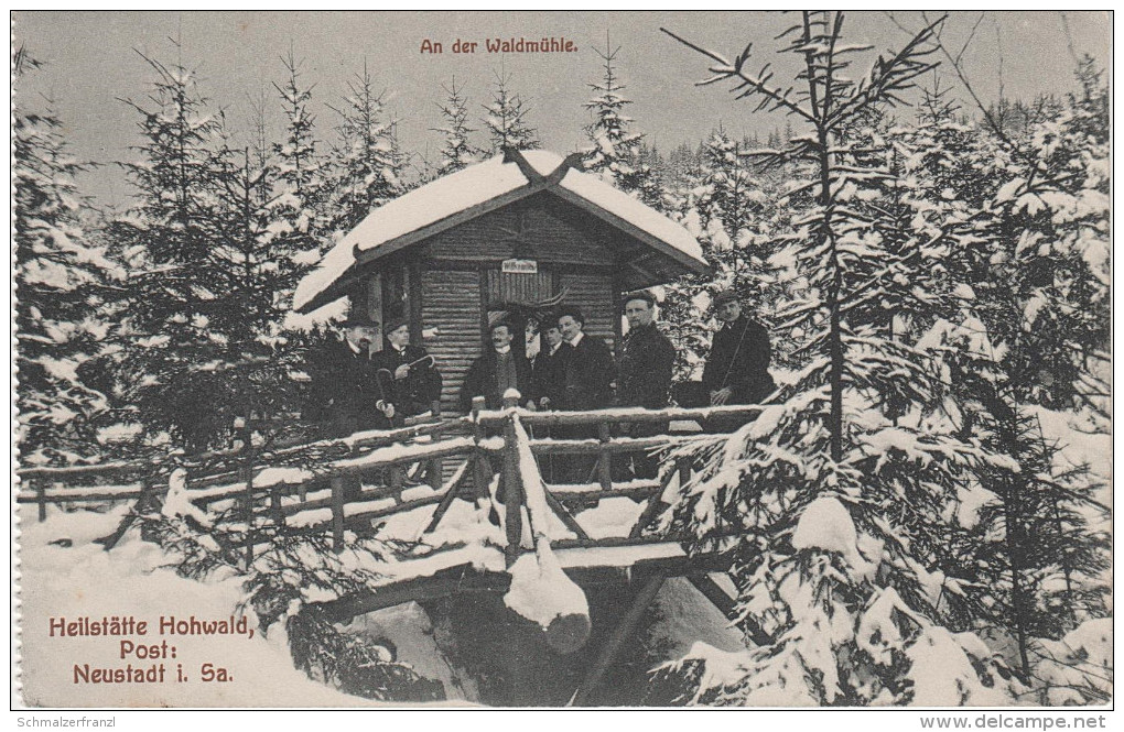 AK Heilstätte Hohwald Waldmühle Bei Neustadt Neukirch Valtenberg Sebnitz Schandau Wilthen Sohland Lobendau Hilgersdorf - Hohwald (Sachsen)