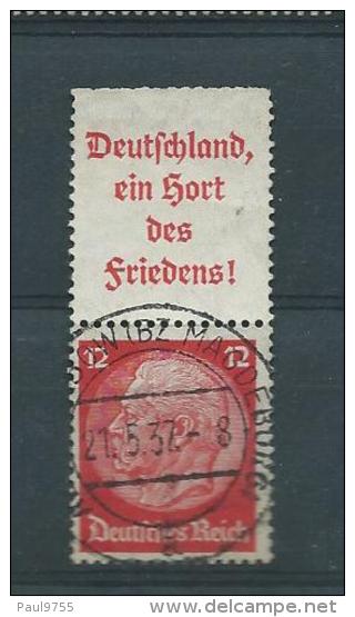 DEUTSCHES III Te REICH ZUSAMMENDRUCKE 1933 W 67 (x/ 519)0/USED - Markenheftchen