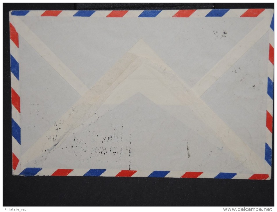 FRANCE-NOUVELLE CALEDONIE- Enveloppe De Nouméa Pour Lyon En 1953 Aff Plaisant à Voir     P5979 - Lettres & Documents