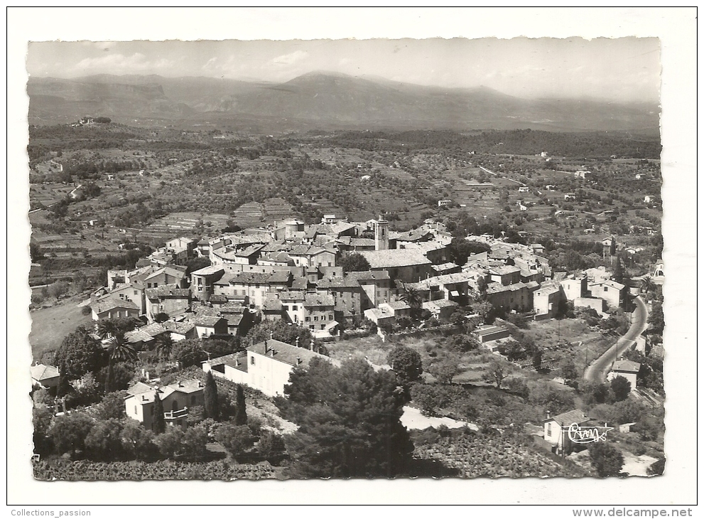 Cp, 06, Mougins, Vue Panoramique Aérienne - Mougins