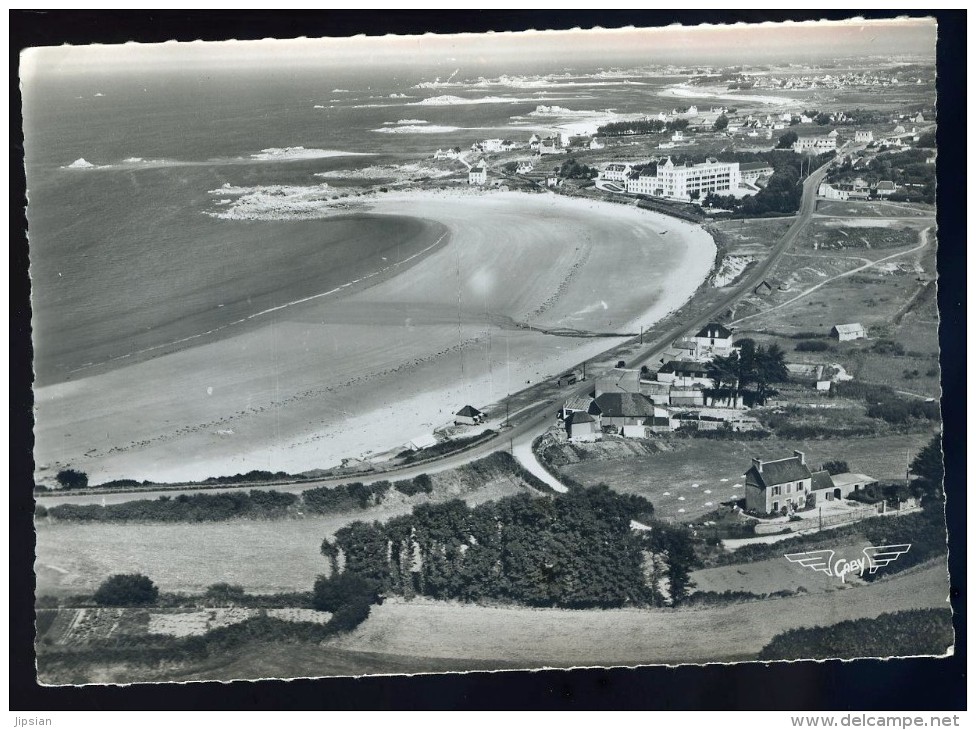 Cpsm Du 22 La France Vue Du Ciel -- Trestel Plage -  La Plage -- Centre Hélio Marin Et Au Loin Port Blanc   FRM 18 - Penvénan