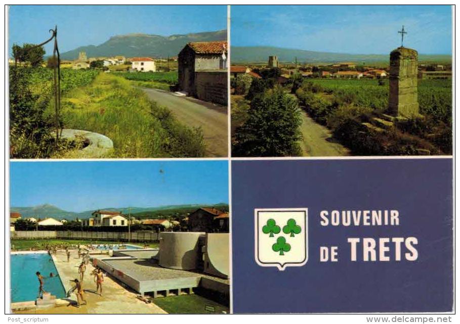 Trets - 3 Cartes - Souvenir - Mairie - Chemin Du Petit Saint Jean L´oratoire - Trets