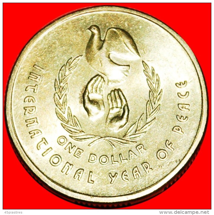 * YEAR OF PEACE: AUSTRALIA  1 DOLLAR 1986!! LOW START NO RESERVE! - Dollar