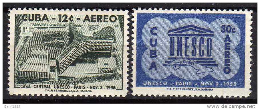 1958 - Cuba - Yv. 193/194 - MNH - 070 - Ungebraucht