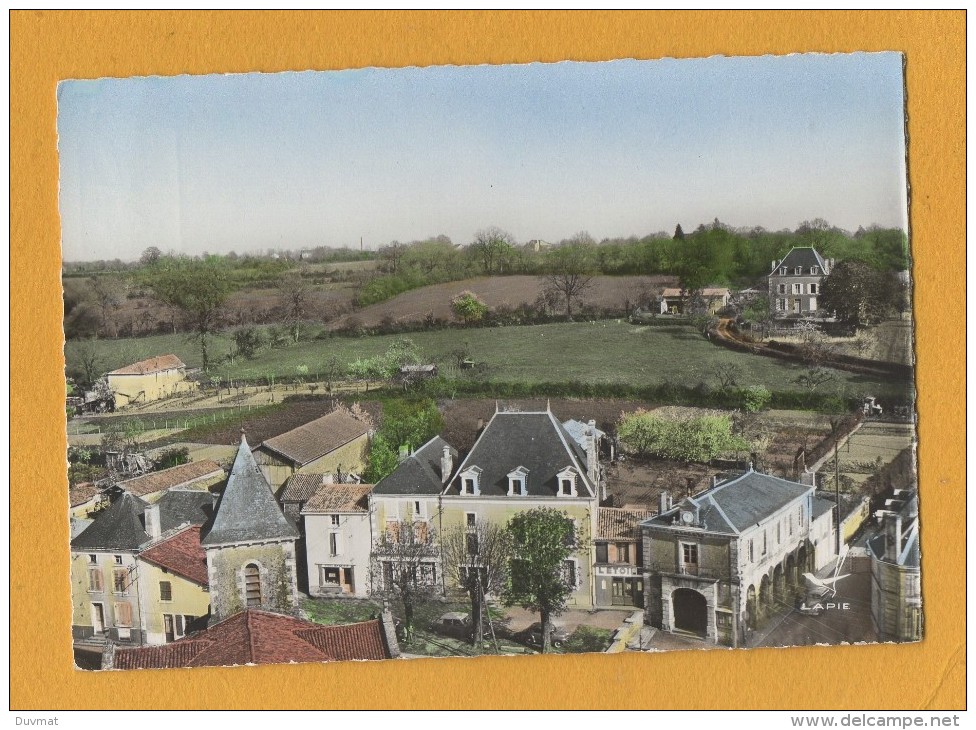 79 Deux Sevres Mazieres En Gatine En Avion Au Dessus De La Mairie Vue Aerienne Editeur Lapie - Mazieres En Gatine