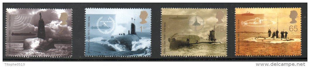 GRANDE-BRETAGNE. N°2244-7 Neufs Sans Charnière (MNH) De 2001. Sous-marins. - Sottomarini