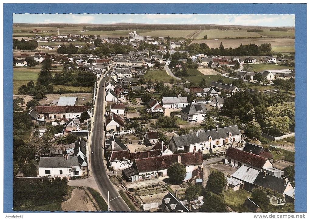 41 SAINT AMAND DE VENDOME VUE GENERALE AERIENNE TRES BON ETAT 2 SCANS - Saint Amand Longpre