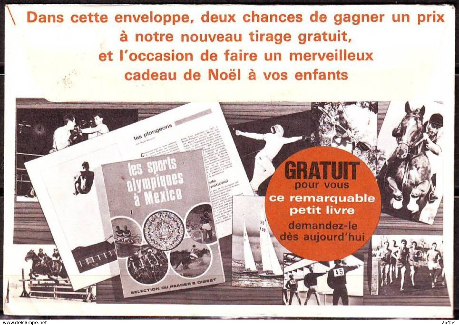 Lettre De  MONACO Le 23 9 1968  J.O.de  MEXICO 1968   Saut En Hauteur SEUL Sur LETTRE Avec PUBLICITE Au Verso - Briefe U. Dokumente