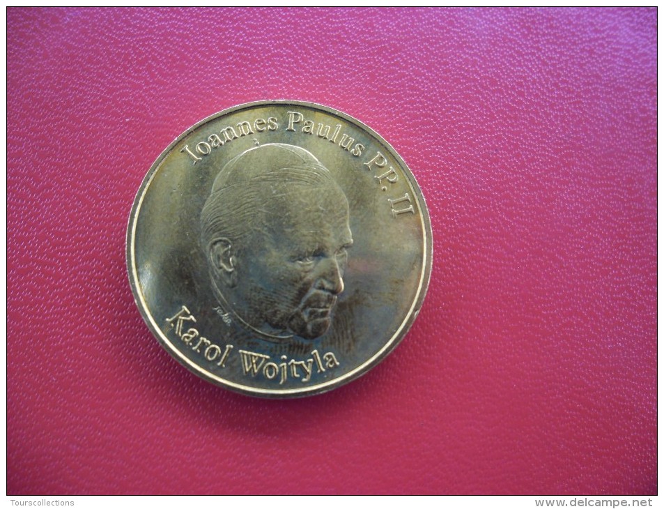 MEDAILLE De Collection PAPE Jean Paul II - Karol Wojtyla à Lourdes @ PELERIN - 31 Mm - National Token France - Other & Unclassified