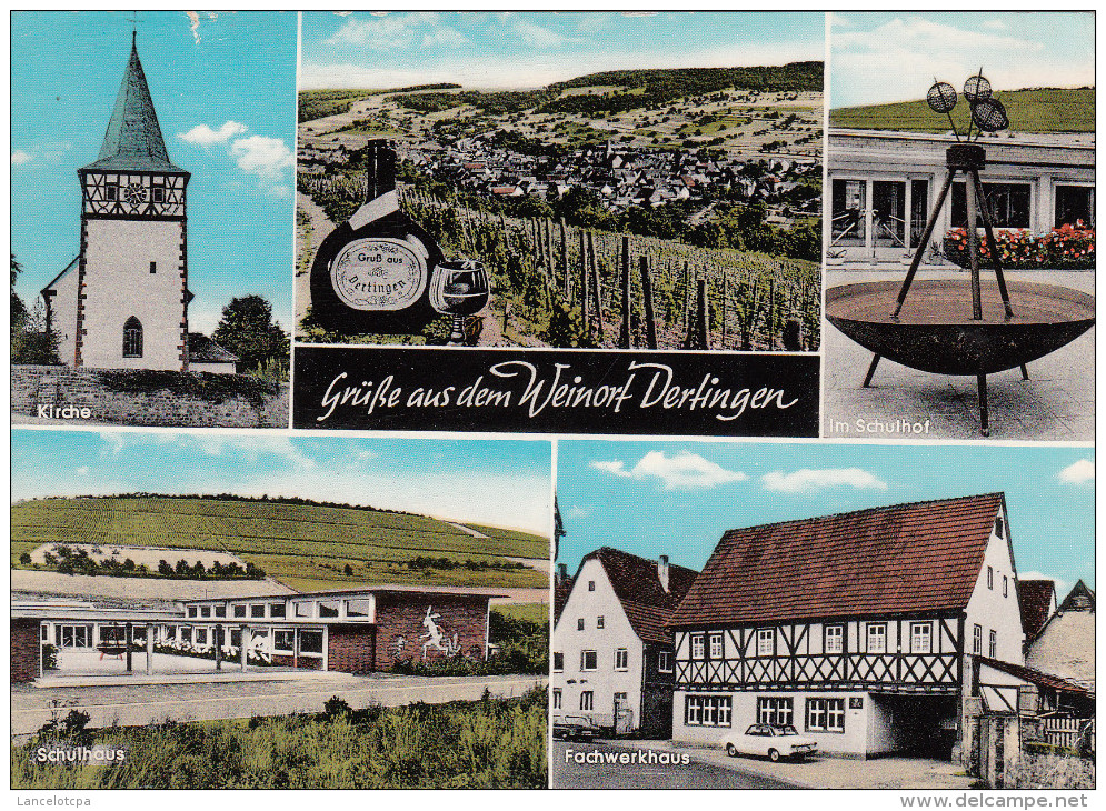 WERTHEIM DERTINGEN / GRÜSSE AUS DEM WEINORT DERTINGEN - Wertheim