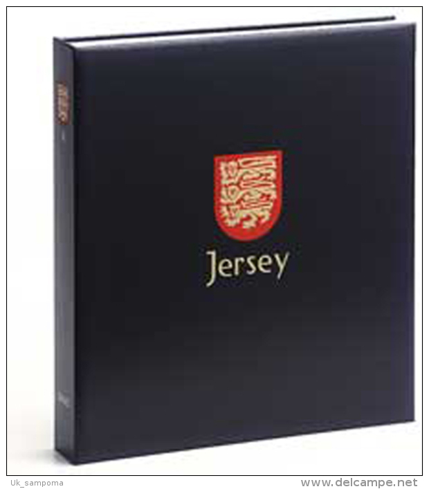 DAVO 4541 Luxe Binder Stamp Album Jersey I - Large Format, Black Pages