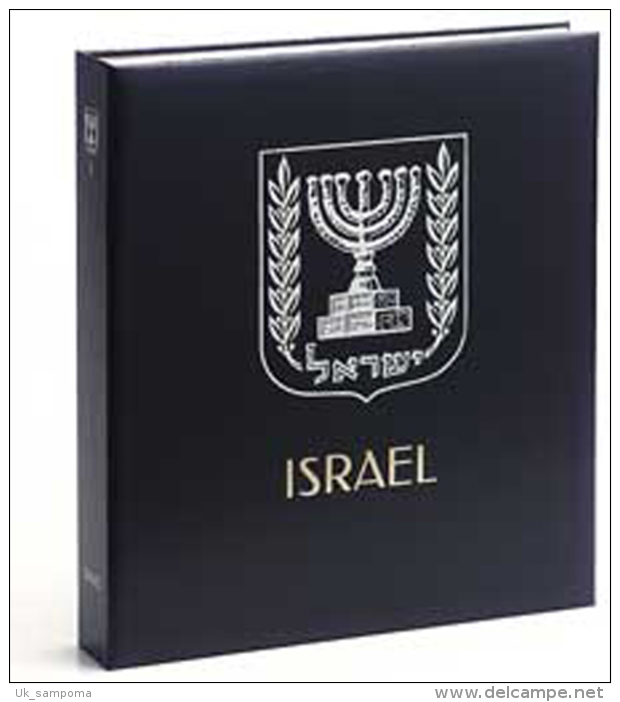 DAVO 5943 Luxe Binder Stamp Album Israel III - Large Format, Black Pages