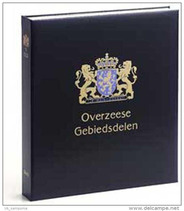 DAVO 843 Luxe Binder Stamp Album Overseas Terr. III - Large Format, Black Pages