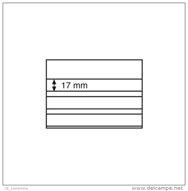 Standard Cards PVC, 158x113 Mm, 3 Clear Strips With Cover Sheet,black Card, 100 Per Pack - Stock Sheets