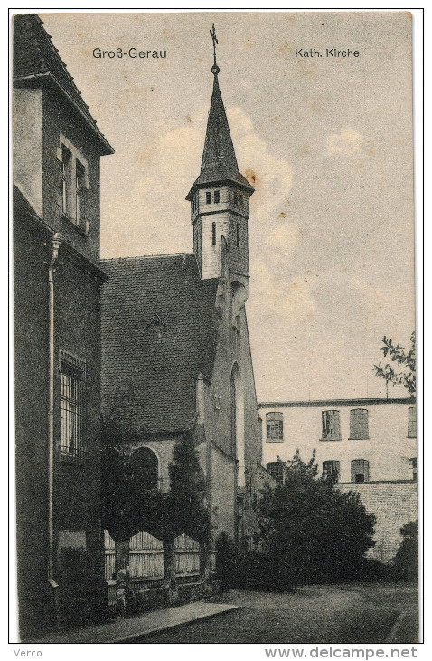 Carte Postale Ancienne D´ALLEMAGNE - GROSS GERAU - KATH. KIRCHE - Gross-Gerau