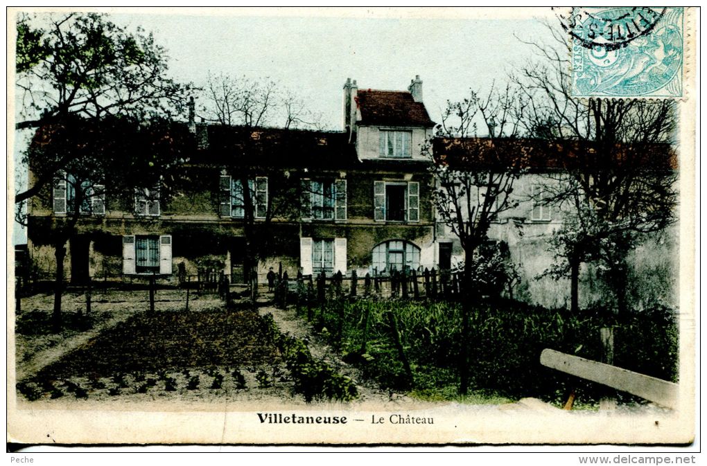 N°43178 -cpa Villetaneuse -le Château - - Villetaneuse