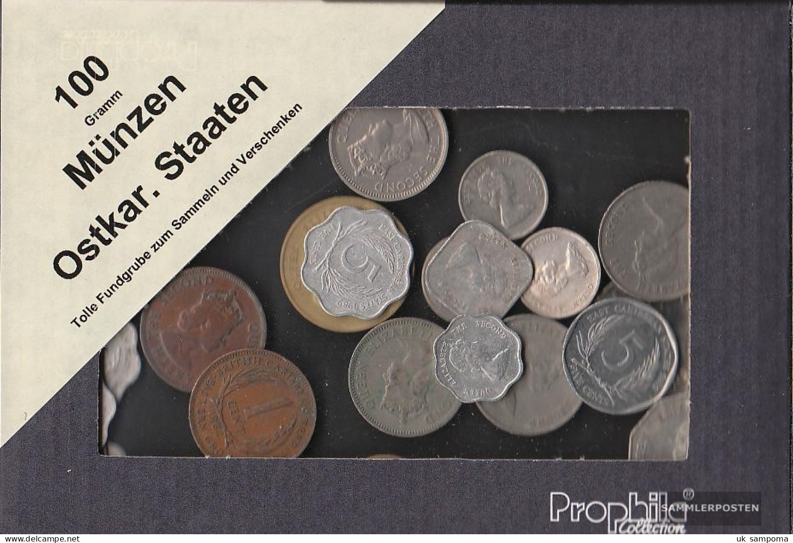United Caribbean States 100 Grams Münzkiloware  Eastern Caribbean States - Lots & Kiloware - Coins