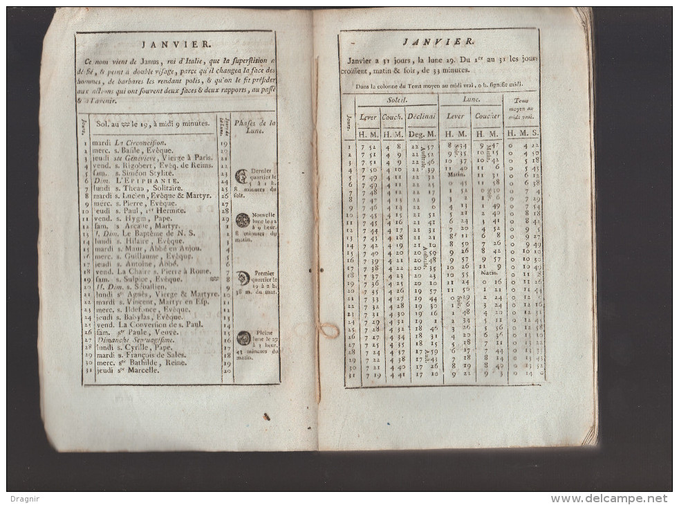 ALMANACH NATIONAL DE FRANCE * Année Commune * 1793 * L'an Deux De La République  * - 1701-1800