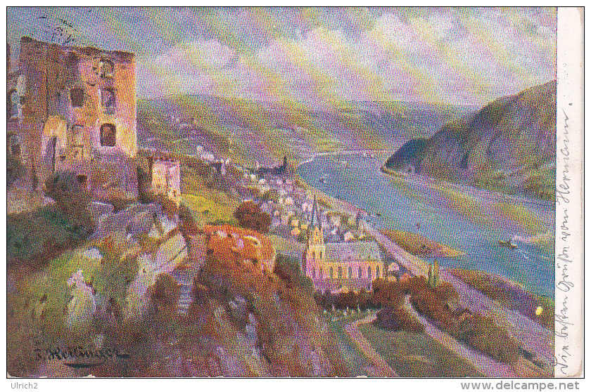 AK Oberwesel - Künstlerkarte - 1910 (15769) - Oberwesel