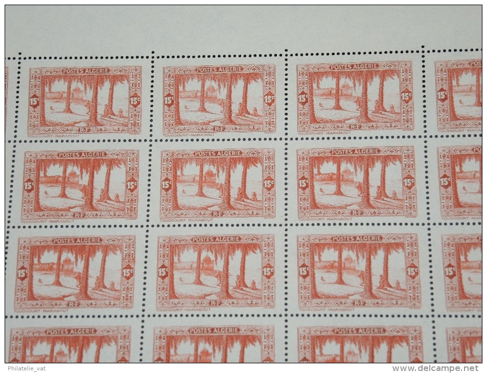 ALGERIE - Gros lot de feuilles avant indépendance - Toutes scannées - Cote énorme luxe - Lot 7161N