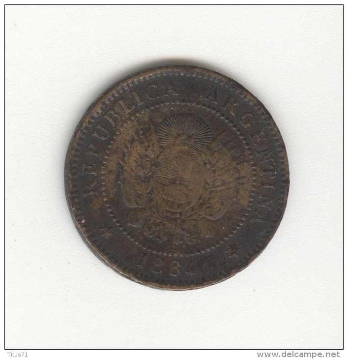 1 Centavo Argentine / Argentina 1884 TTB - Argentinië