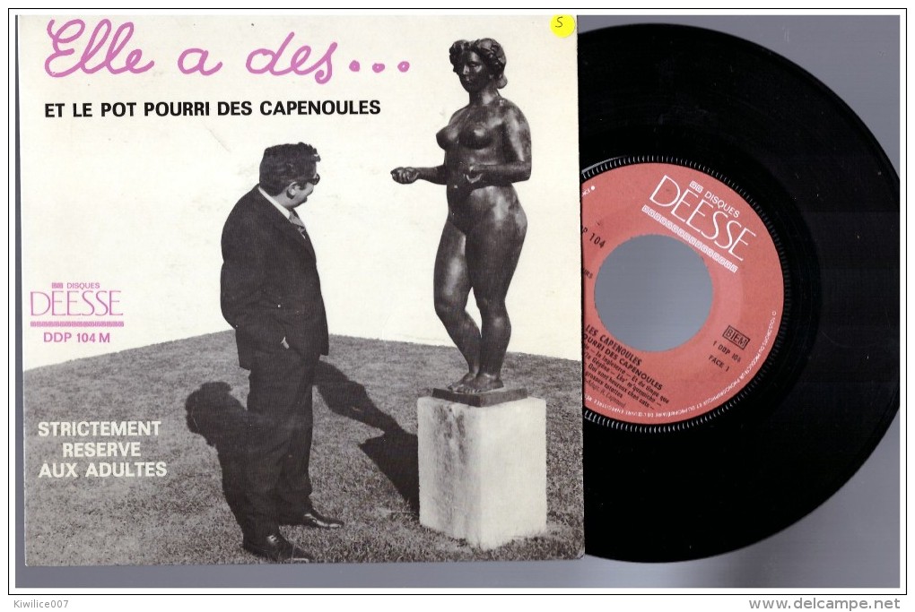 Les Capenoules Elle A Des Totottes Vinyle 45 Tours Patois Picard Ch Ti Ch Timi Lille - Humor, Cabaret