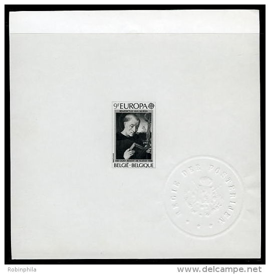 Belgium #1016, Black Minister Proof, University, Architecture - Ministerial Proofs [MV/FM]