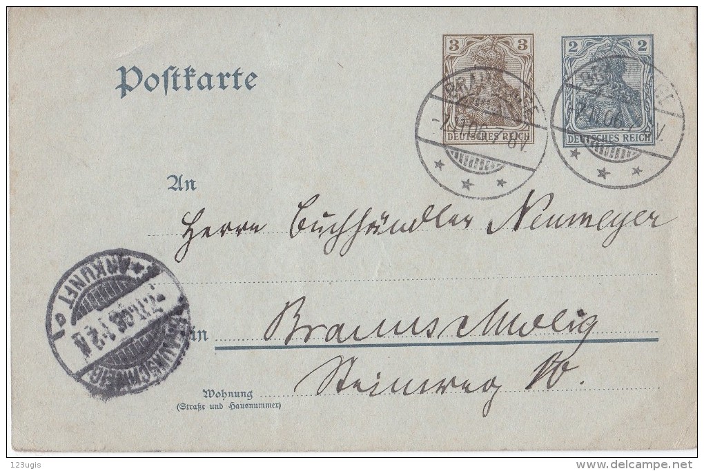 Deutsches Reich Mi P 70 X Gelaufen [240615BI] - Postkarten