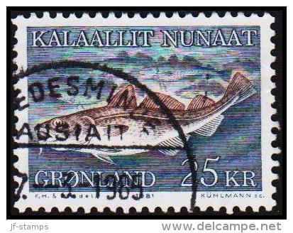 1981. Codfish. 25 Kr.  (Michel: 129) - JF175278 - Ongebruikt