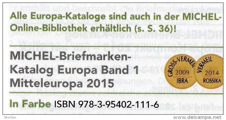 Mittel/Südost-Europa Katalog 2015/2016 Neu 132€ MICHEL Band 1+4 A UN CH Genf Wien CZ CSR HU Kreta SRB BG GR RO TR Cyprus - Other & Unclassified