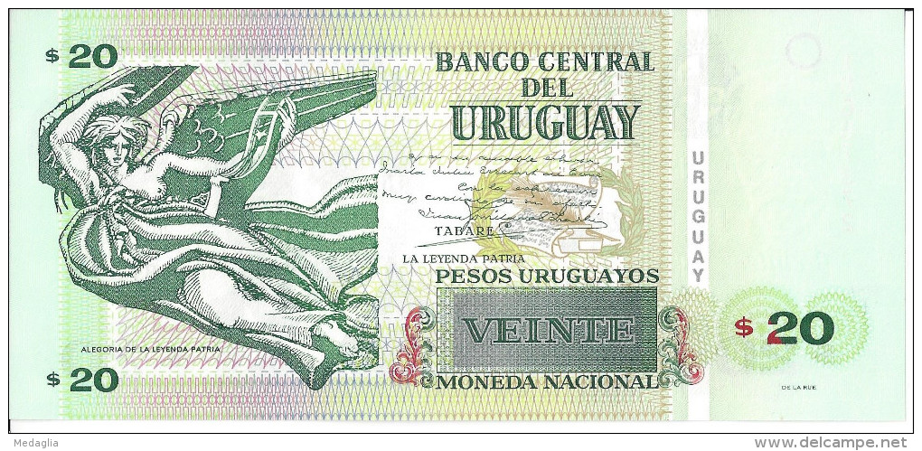 URUGUAY - 20 Pesos 2011 - UNC Série F - Uruguay