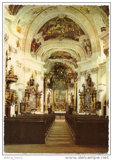 Bad Staffelstein - Schlosskirche Banz  Innenansicht - Staffelstein