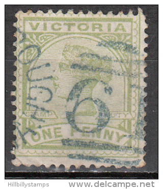 Victoria   Scott No.  161     Used    Year  1886 - Gebruikt