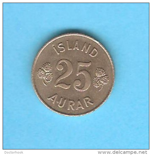 ICELAND  25 AURAR 1967 (KM # 11) - Iceland