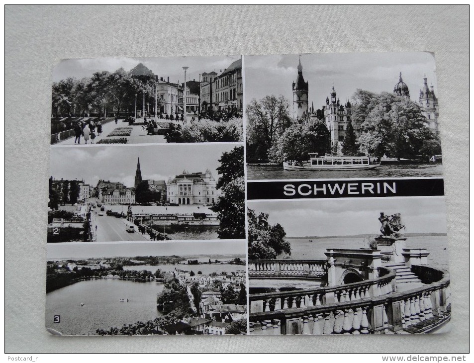 Germany Schwerin Multi View  Stamp 1983 A19 - Schwerin