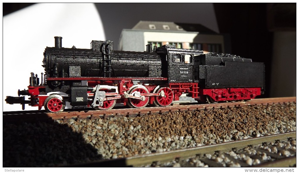 SCALA N ECHELLE - STEAM LOCO VAPORE DR BR54 - MINITRIX 2904 - Locomotieven