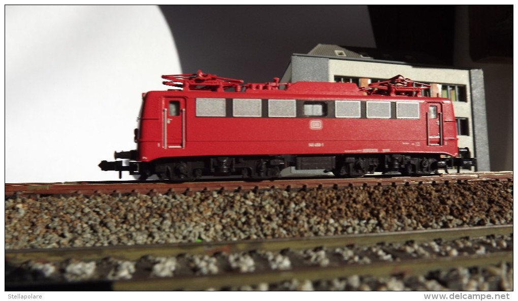 SCALA N ECHELLE - ELLOK LOCO ELETTRICA DB BR 140 458 -1 - MINITRIX 12850 - Locomotieven