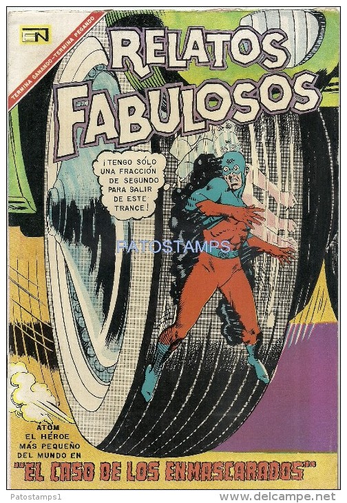 12055 MAGAZINE REVISTA MEXICANAS COMIC RELATOS FABULOSOS EL CASO DE LOS ENMASCARADOS Nº 97 AÑO 1967 ED EN NOVARO - BD Anciens