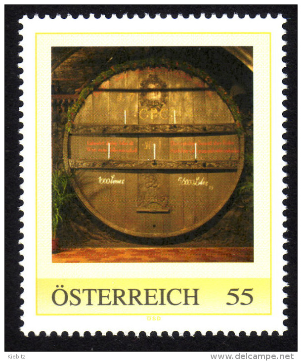 ÖSTERREICH 2009 ** Weinfass,Tausendeimerfass Aus Dem Jahr 1704 - PM Personalized Stamp MNH - Timbres Personnalisés