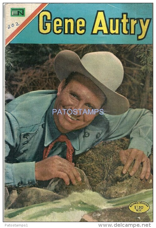 12150 MAGAZINE REVISTA MEXICANAS COMIC GENE AUTRY DETALLE ABAJO EN LA TAPA Nº 211 AÑO 1970 ED EN NOVARO - Oude Stripverhalen