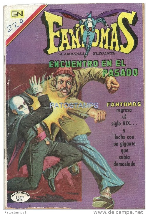 12157 MAGAZINE REVISTA MEXICANAS COMIC FANTOMAS ENCUENTRA EN EL PASADO Nº 46 AÑO 1970 ED EN NOVARO - Old Comic Books