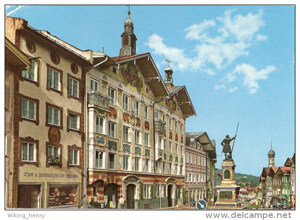 Bad Tölz - Historische Marktstraße Mit Rathaus - Bad Toelz