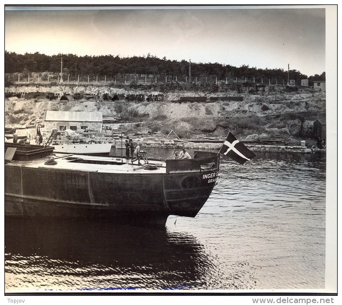 NORGE - INGER  CARGO  GRAAS .... - ORGINAL FOTO - Cc 1960 - Boats